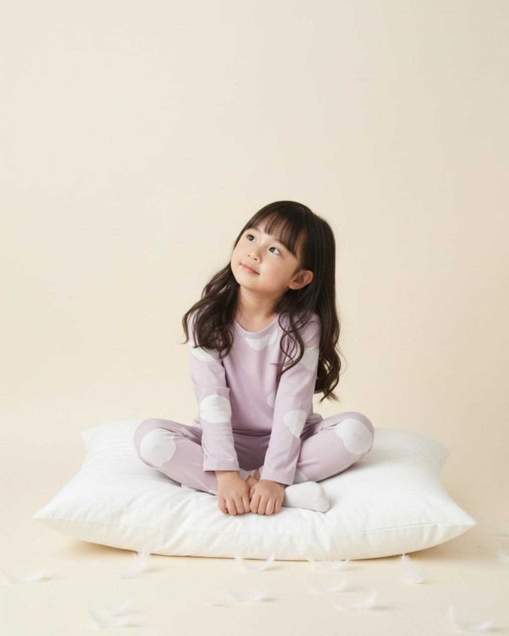 Autumn Cloud Pyjamas Set - Lilac