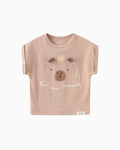 Capybara In Onsen Kids Tank Top