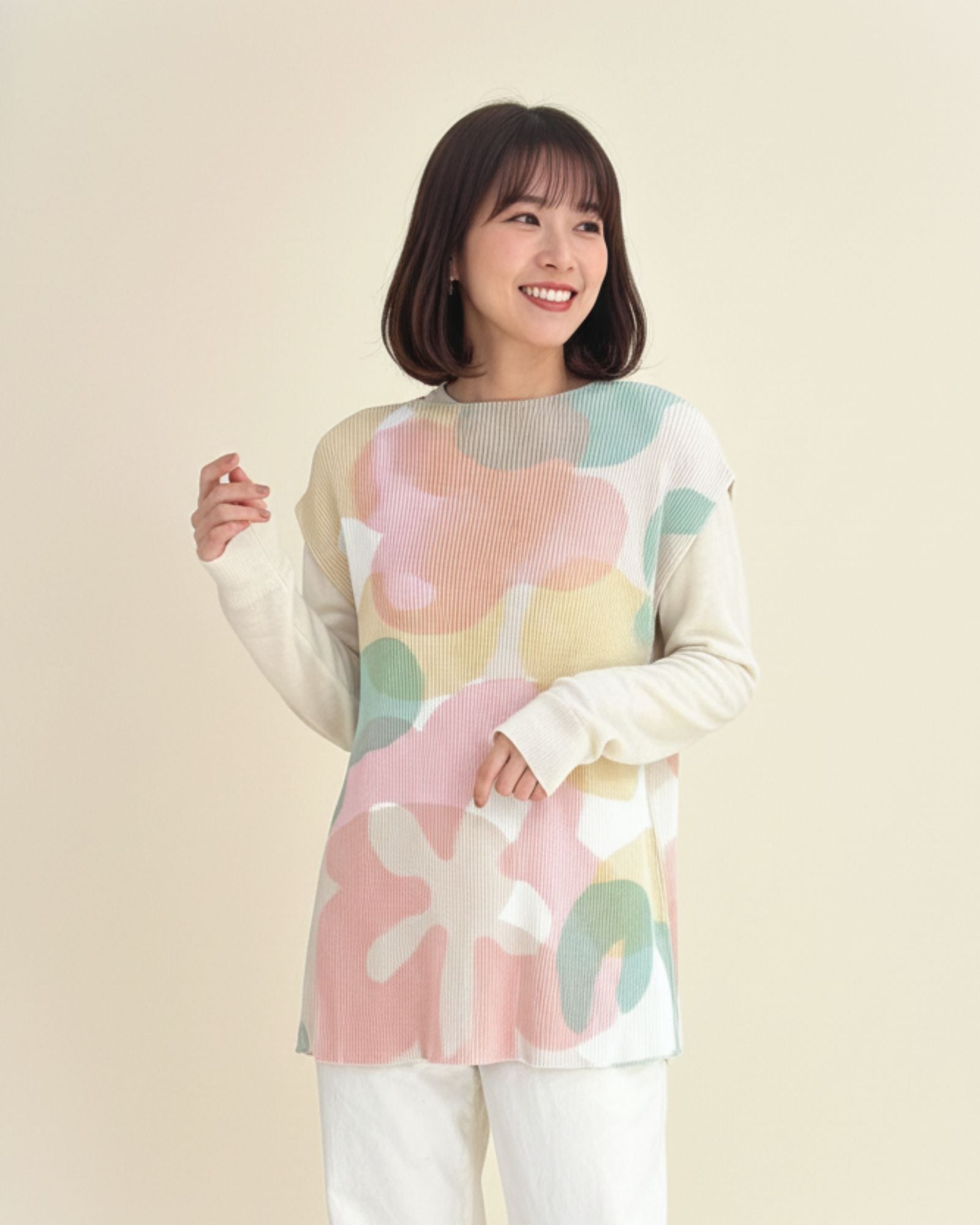 Pre-order: Blissful Blooms Crystal Pleated Top