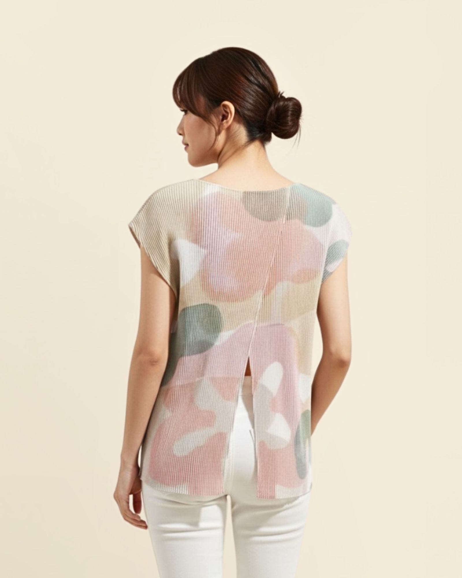 Pre-order: Blissful Blooms Crystal Pleated Top