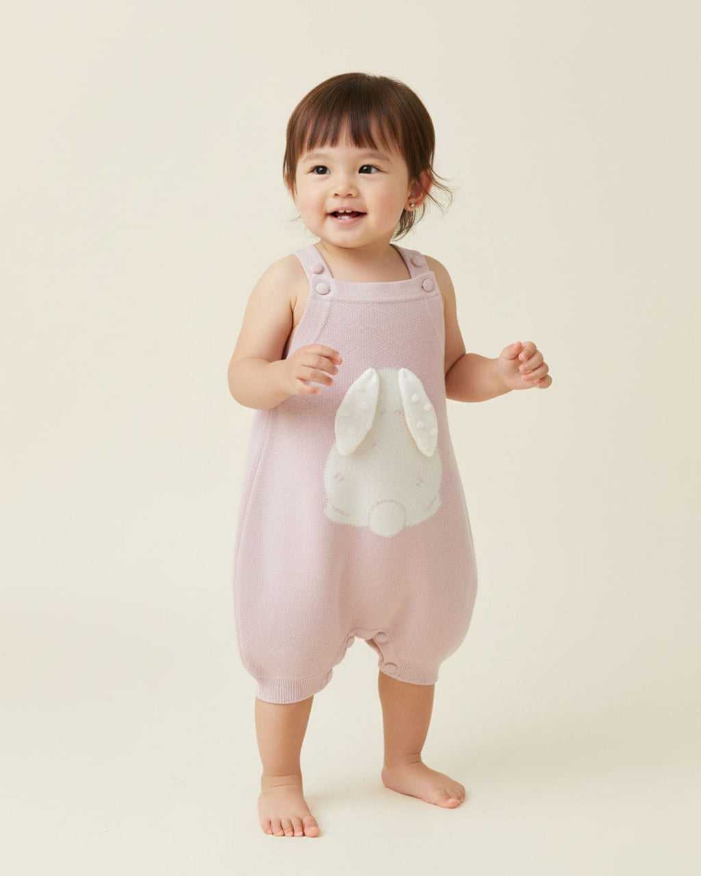Bunny Knitted Baby Romper
