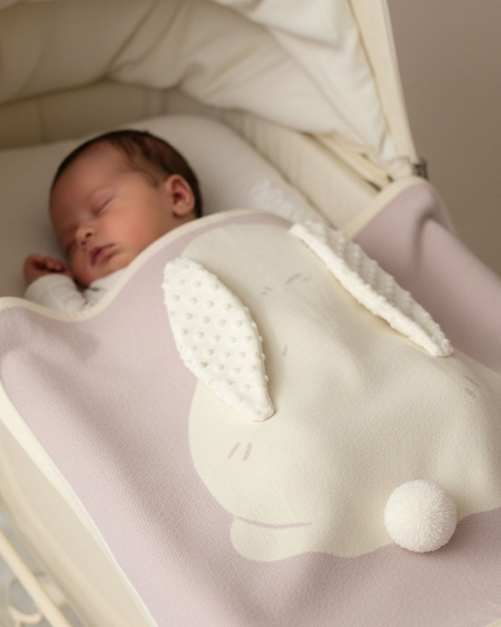 Bunny Knitted Blanket