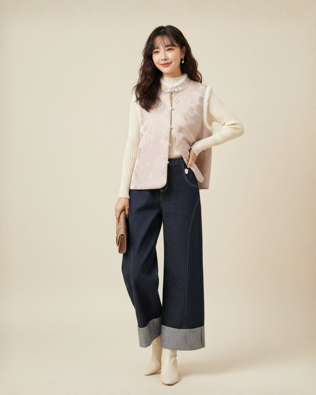 CNY Embroidered Padded Adults Vest
