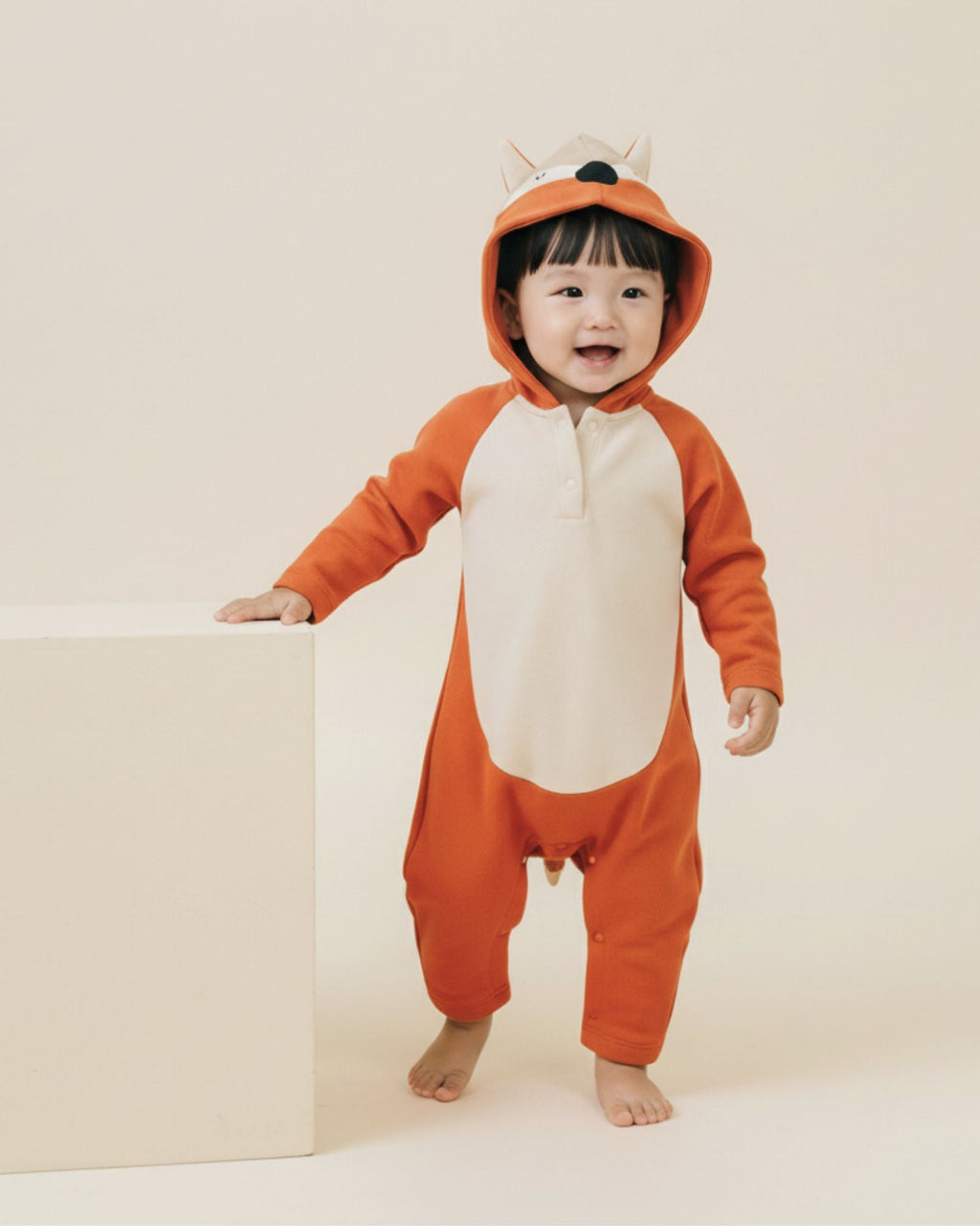 Cheeky the Fox Hoodie Romper