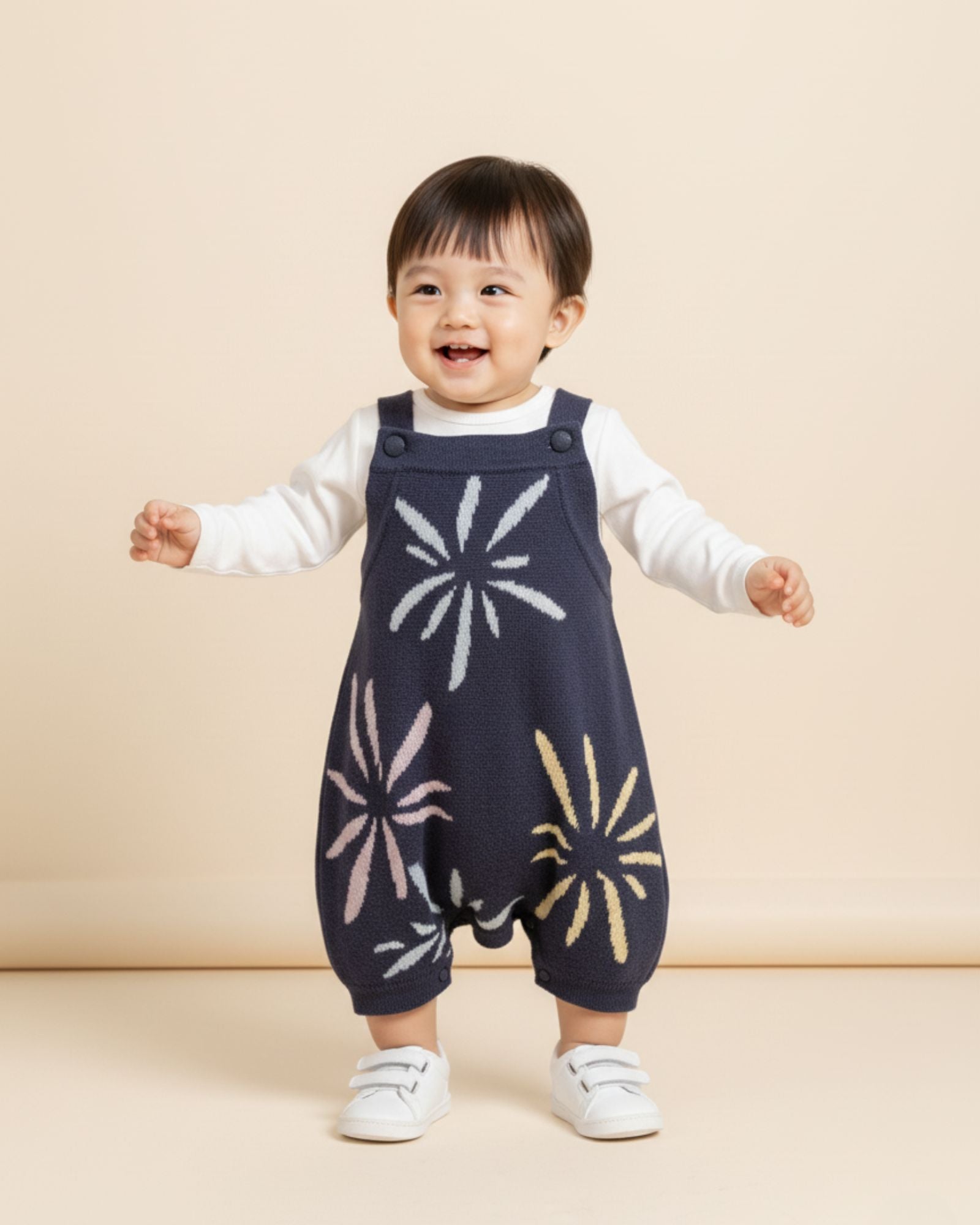 Fireworks Knitted Baby Romper