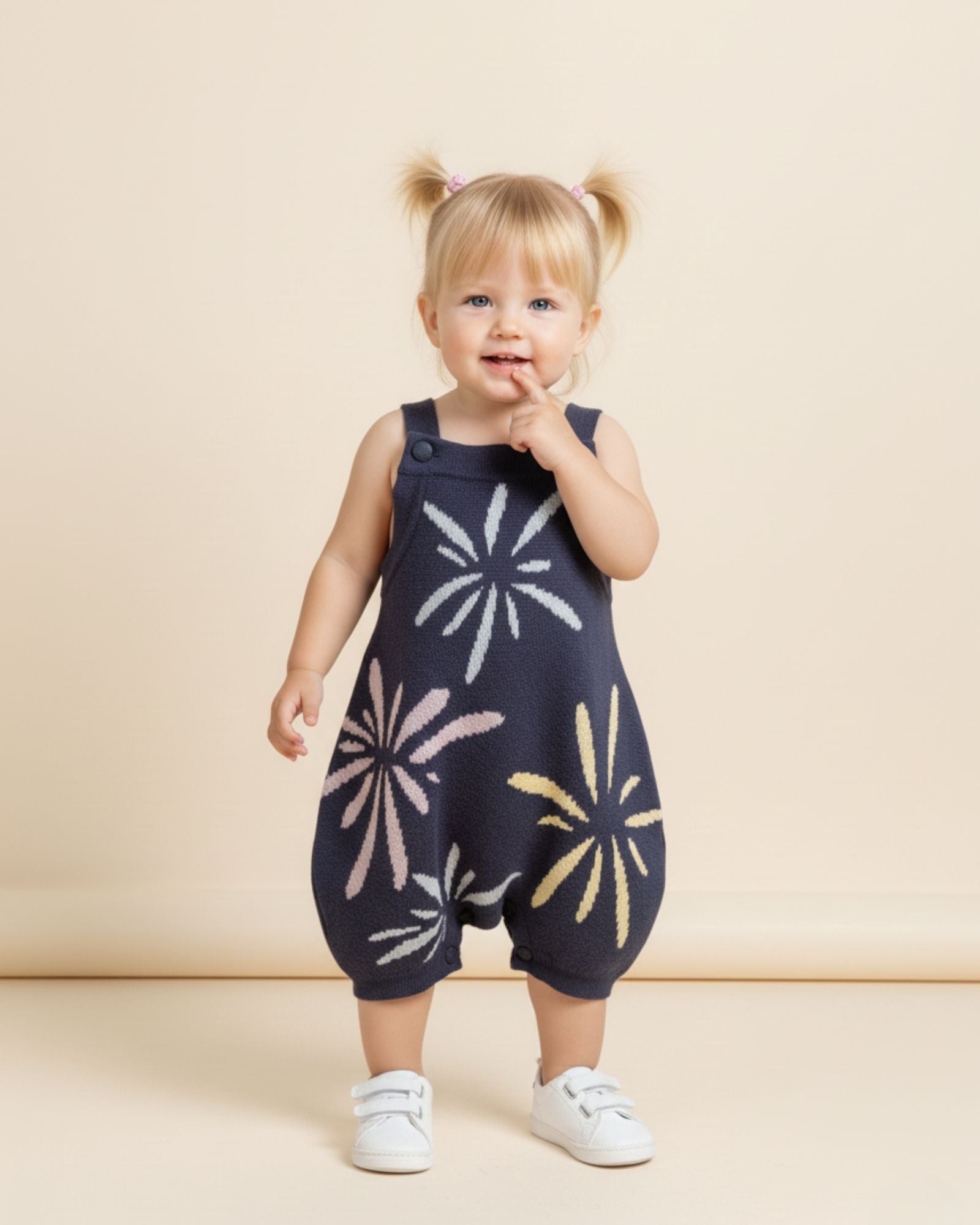 Fireworks Knitted Baby Romper