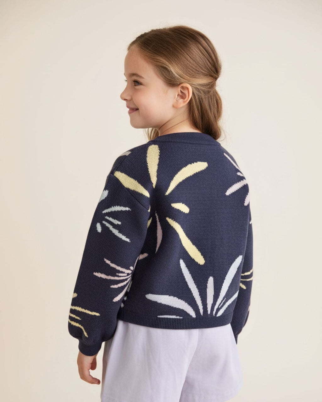 Fireworks Knitted Cardigan (Kids & Adults)