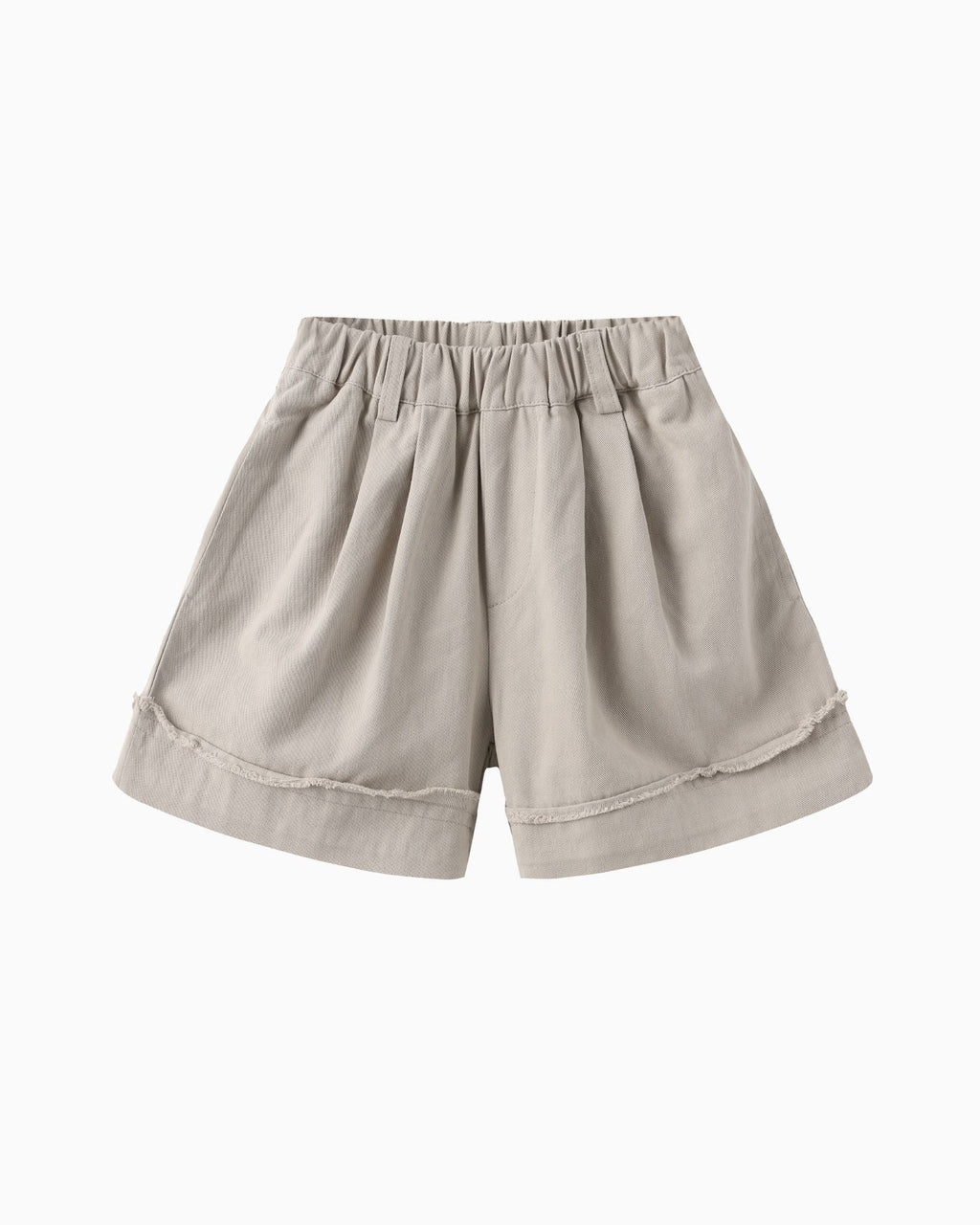 Gray Cuffed Shorts