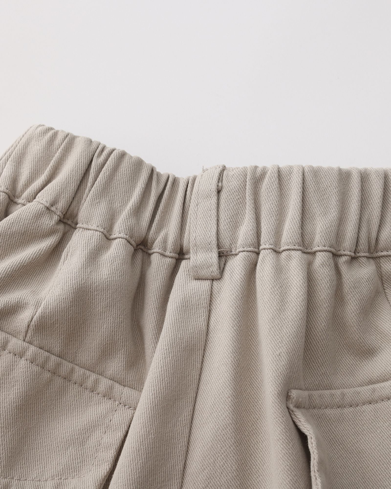 Gray Cuffed Shorts