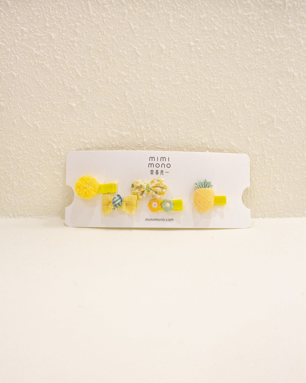 Pineapple Hair Pins Set (Yellow)