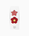 Lucky Red Baby Hair Clips Set