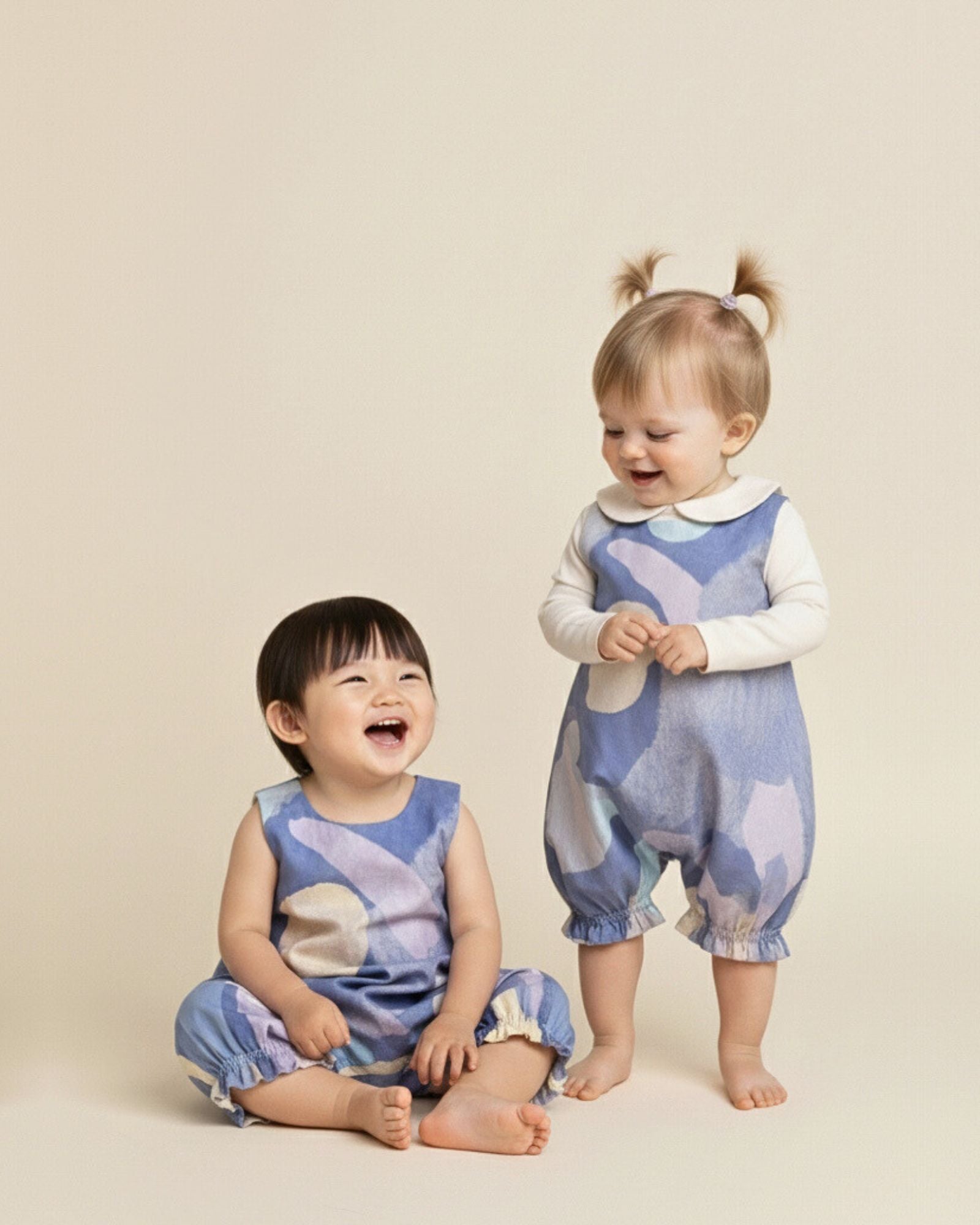 Moonlit Glow Balloon Romper