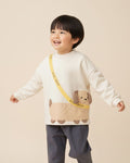 Sausage Dog Walk Long Sleeves Kids Sweatshirt