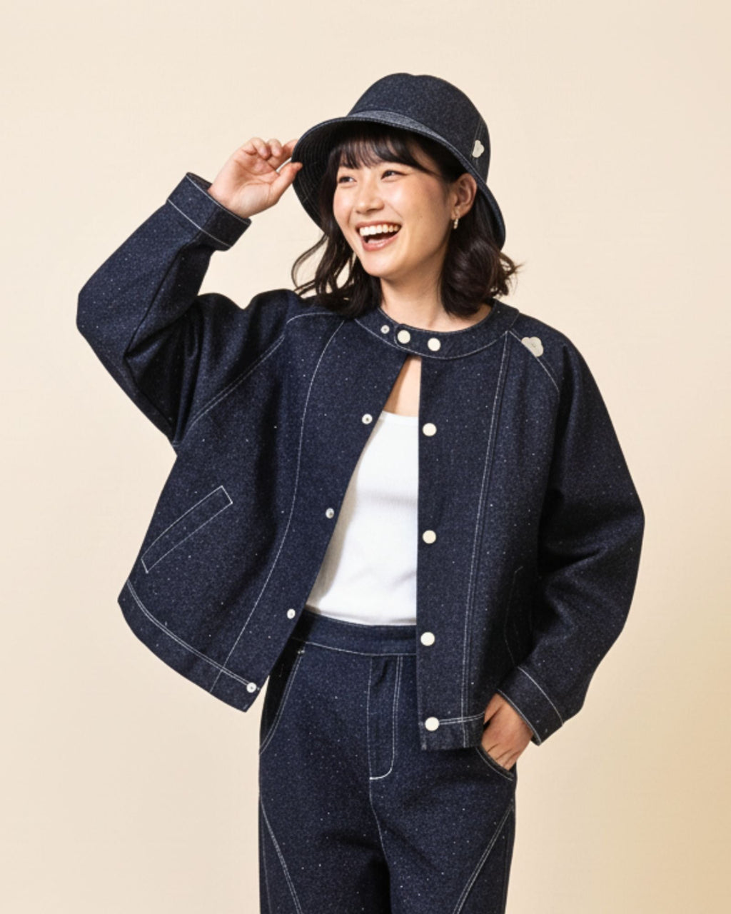 Sprinkles Denim Bucket Hat